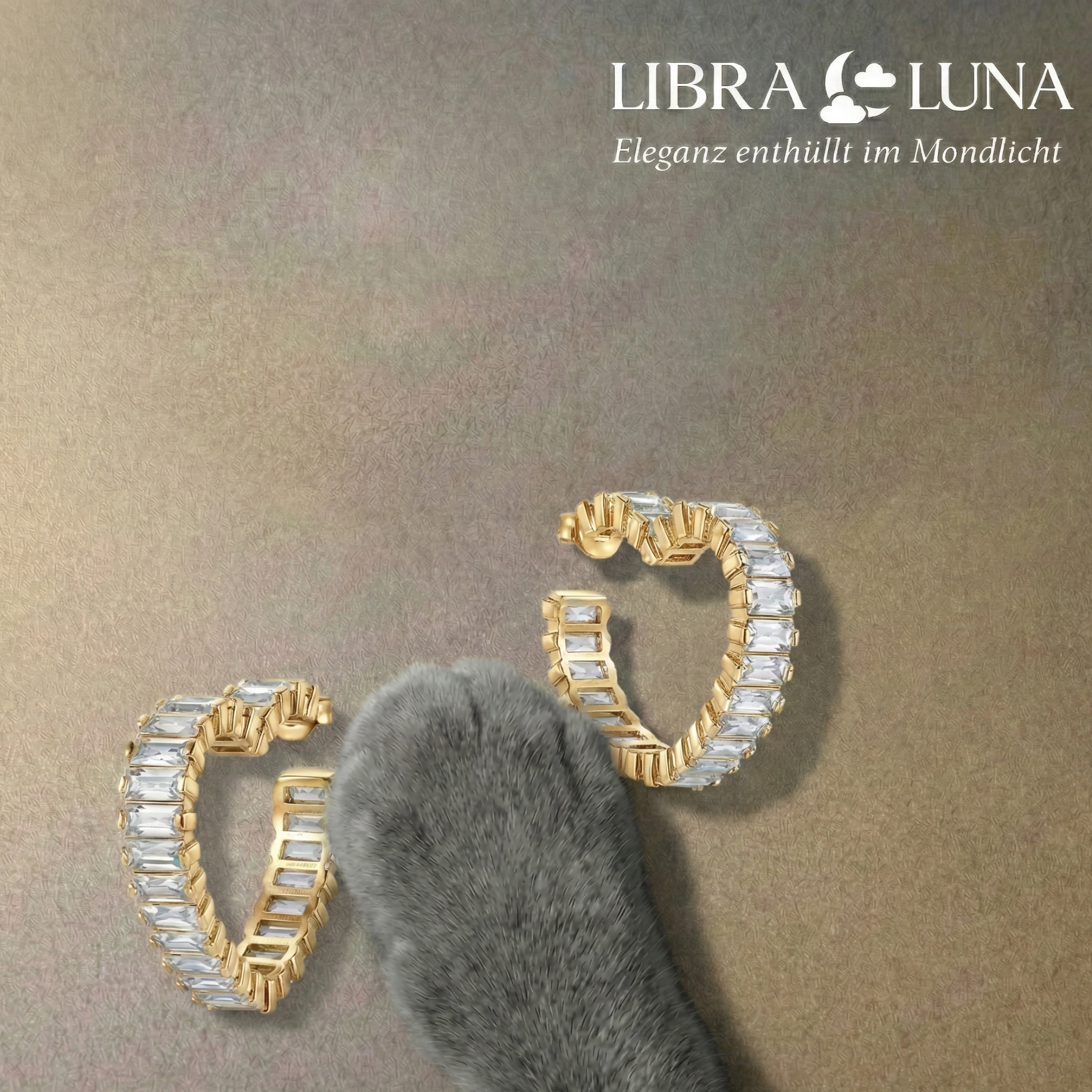 Eloria Herz Ohrringe 925 Sterling Silber Creolen mit Zirkonia 20 mm Herzform