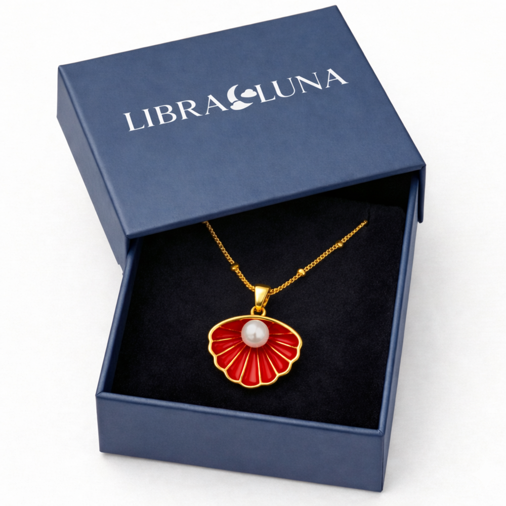 Maripera Damen Perlenkette Anhänger Kette 925 Sterling Silber Muschelform