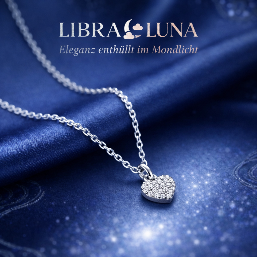 Velora Herzkette Kette 925 Sterling Silber Rosegold Gold mit Herz Anhänger (7x7mm)