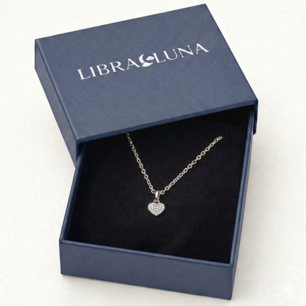 Velora Herzkette Kette 925 Sterling Silber Rosegold Gold mit Herz Anhänger (7x7mm)